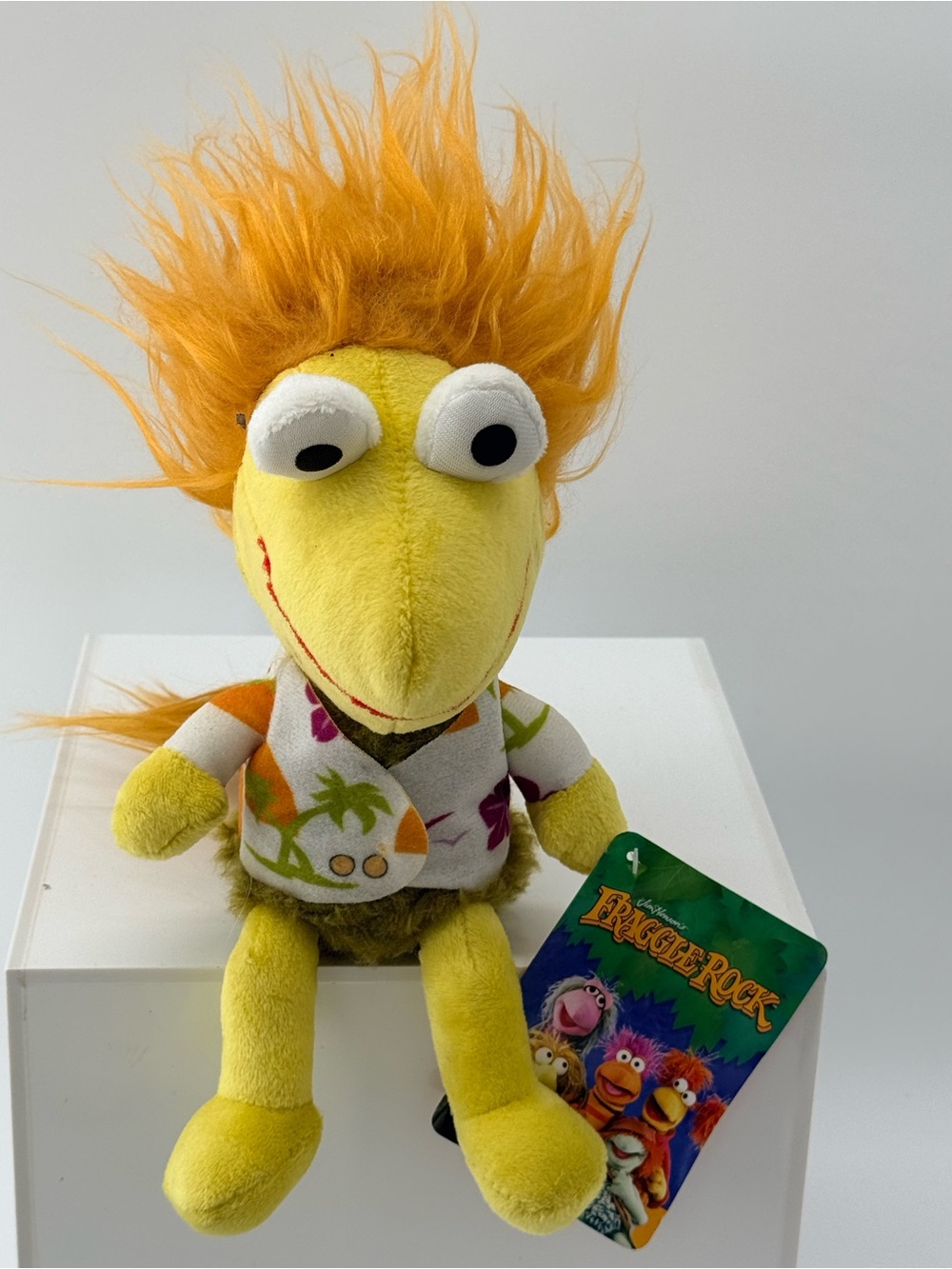 Fraggle Rock Plush - Yellow Gobo with Orange Hair